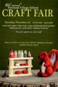 Portland Village School craft fair