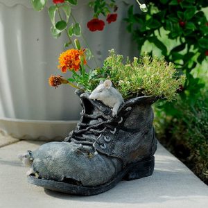 boot flowers