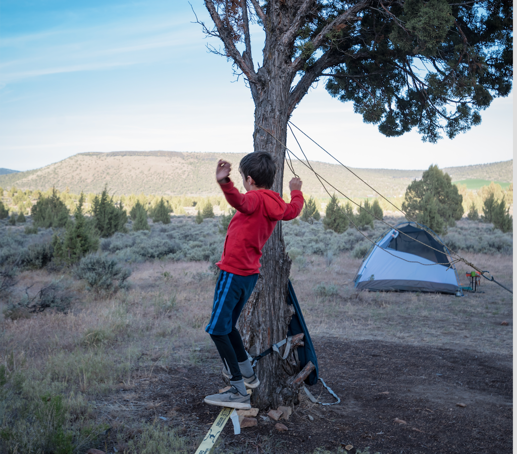 boy balancing