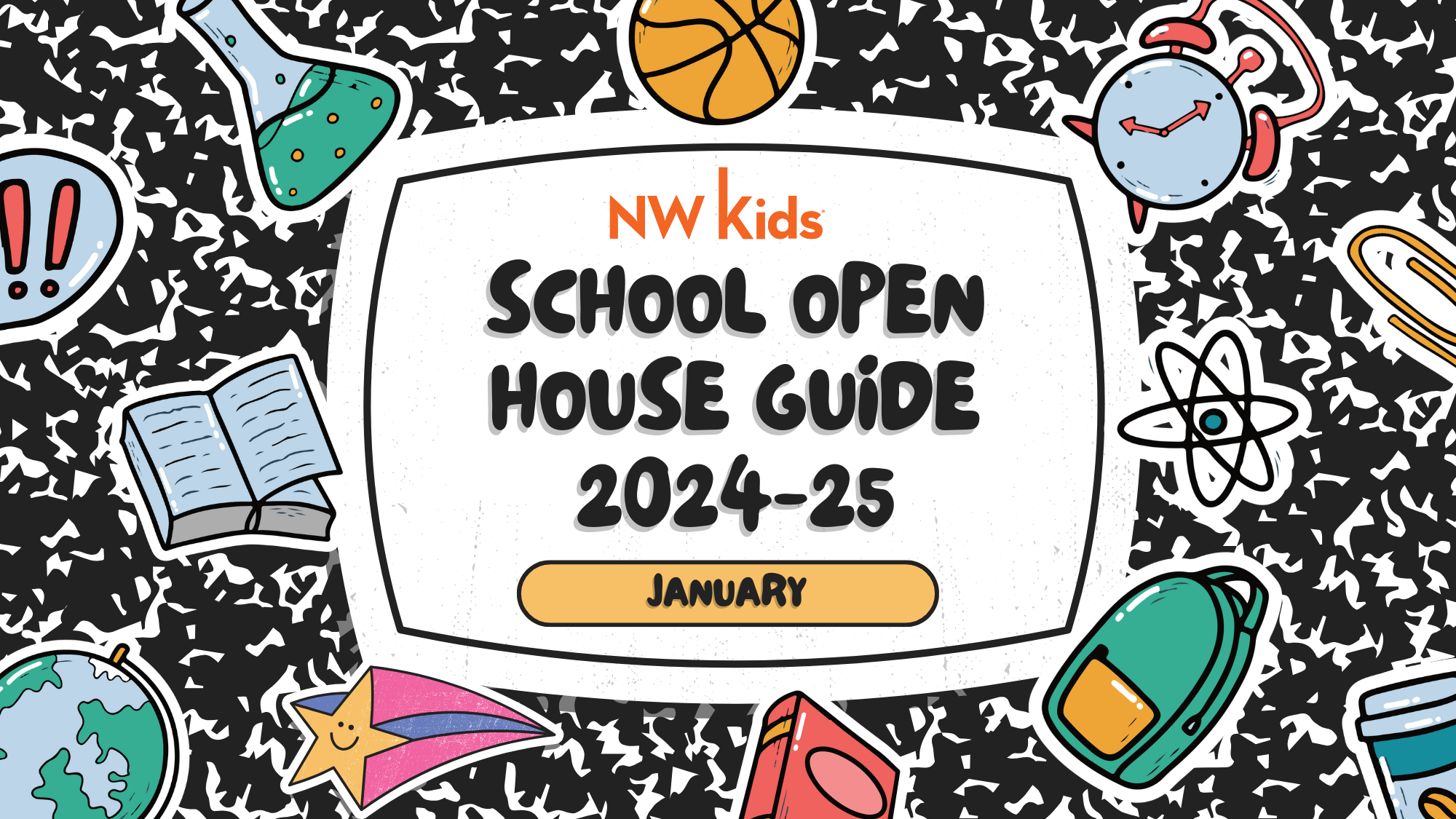 20242025 School Open House Guide January NW Kids Magazine